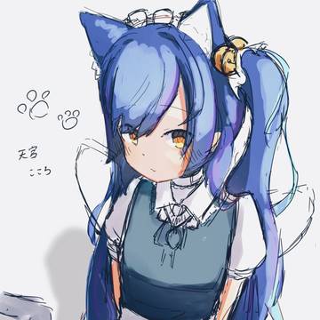 猫耳メイド風