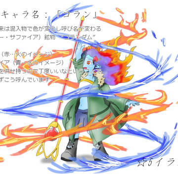 サラマンダー転生　（アナデンキャラデザコン）