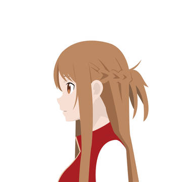 アスナ フラットイラスト【SAO】