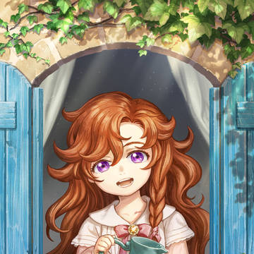 窓辺の愛娘