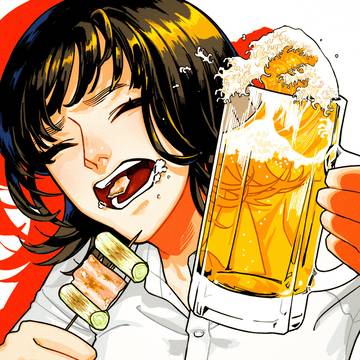 ビールと豚ねぎま