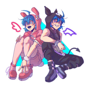 💙💜