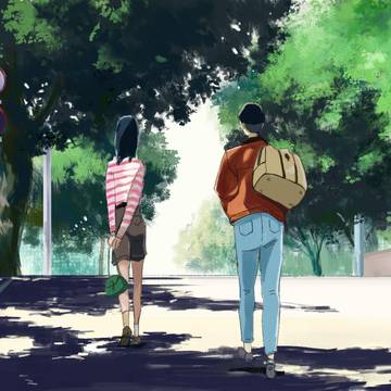 海がきこえる 背景模写 painter2022