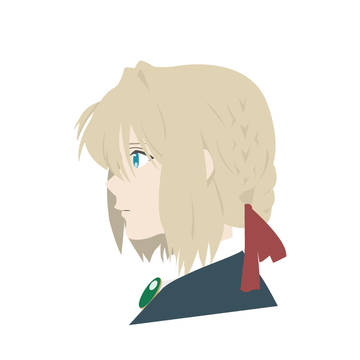 ヴァイオレット・エヴァーガーデン フラットイラスト