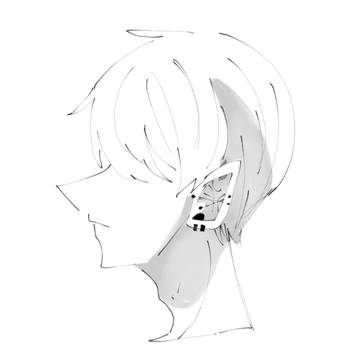 横顔