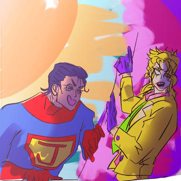 superman!Jonathan & joker!Dio