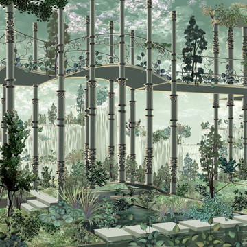 流水庭園