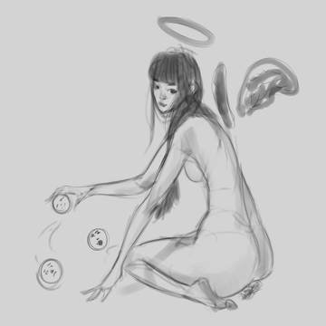 portrait number angel