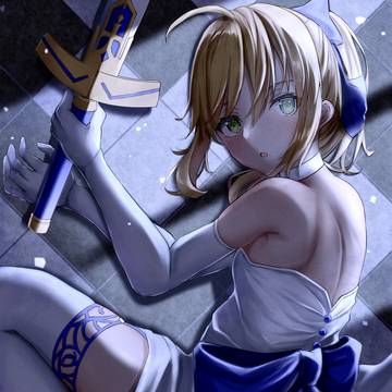白ドレス セイバー
