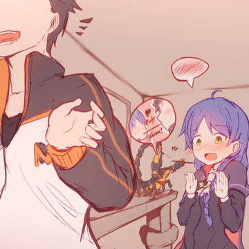 ポッキーゲームを勧める紅蠍ちゃん