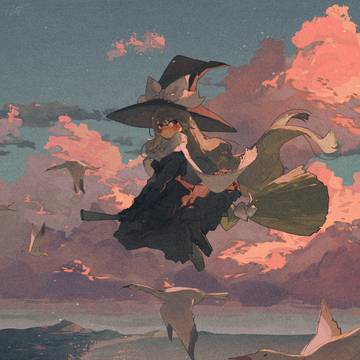夕暮れと魔女