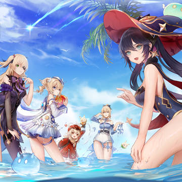 原神夏日1.6贺图