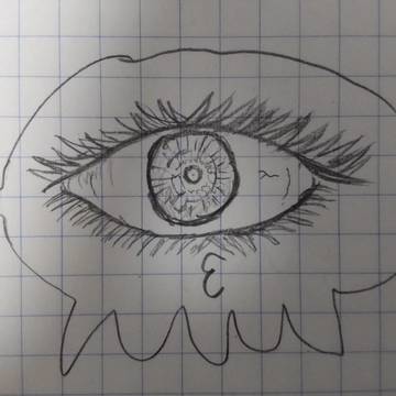 レポート中の落書き