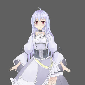 銀髪の少女