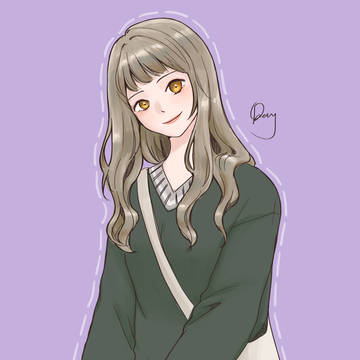 亞麻色捲髮小姊姊