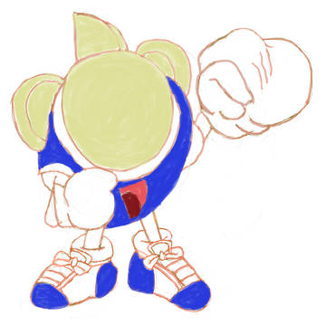 ツインビーの模写