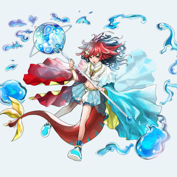 水の神殿に仕える女の子