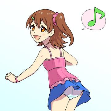 夏のパンチラ未来