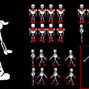Papyrus Sprite sheet