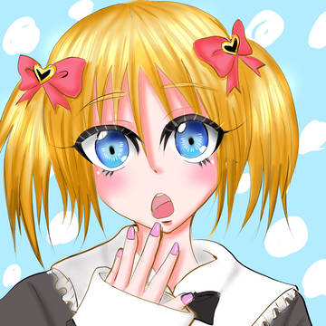金髪地雷系女子