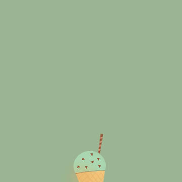 練習絵:チョコミント