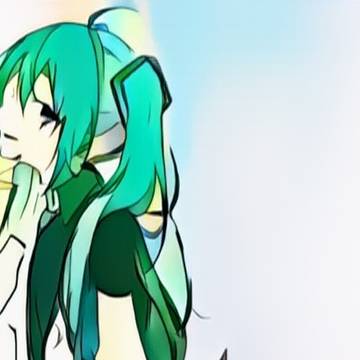 初音ミク彩色練習╰(*´︶`*)╯