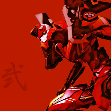エヴァ弐号機の写真