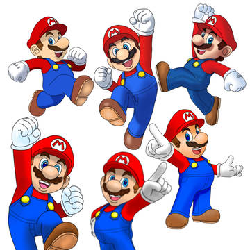 マリオイラストつめ