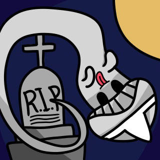 お化けしらくん