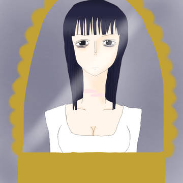 悪夢をみて寝不足なロビンちゃん