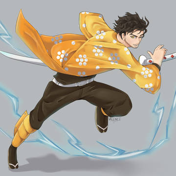 My friend as a demon slayer