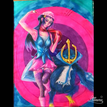 Dawn/Hikari and Empoleon