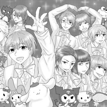 【再録】アンソロ寄稿イラスト【えすだん】