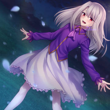 月明りに照らされて