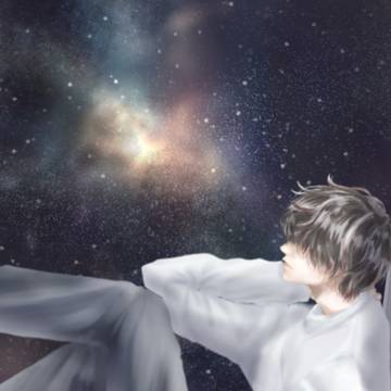 そら+男の子
