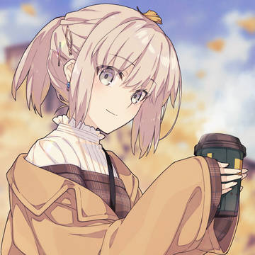 秋コーデ沖田さん
