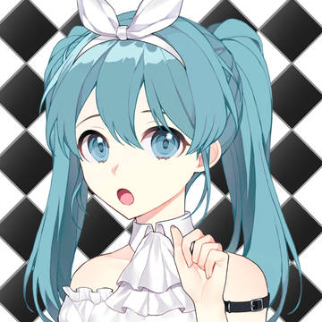 不思議の国のｱﾘｽより　白ｳｻｷﾞな初音ﾐｸ