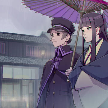 雨のけぶる帝都にて