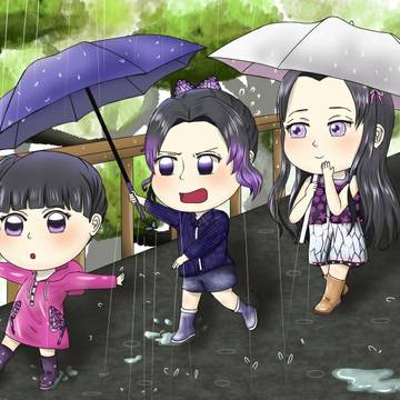 Happiness in the rain