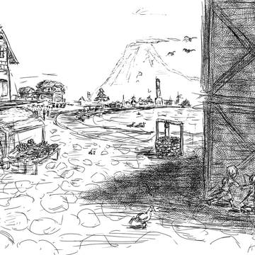 背景を描くのって大変（＾＾；