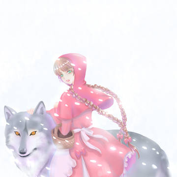 赤ずきんと狼