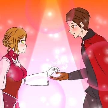 My grandparents anime style!