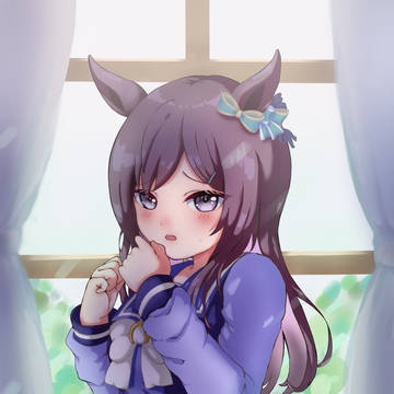 照れてるメジロドーベルちゃん