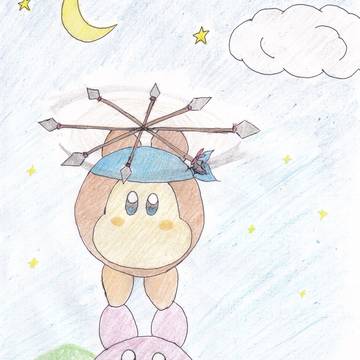 カービィとワドルディの夜散歩