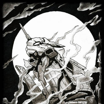EVA01 in Berserk Mode - FanArt