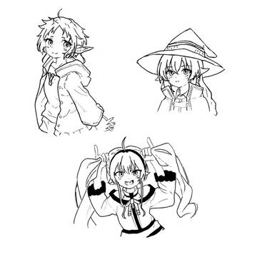 アナログお絵描き