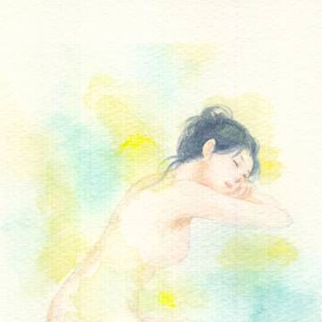 お風呂でうとうと。