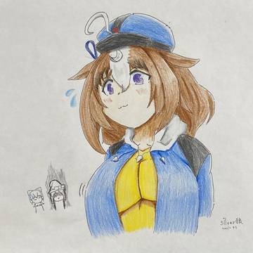ドトウちゃんがハロウィンにギンさんの服(本人の物)を着たそうです