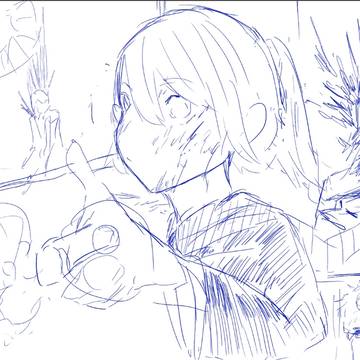 下描き 今週末には書き終える