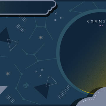 【フリー素材】配信画面/星空